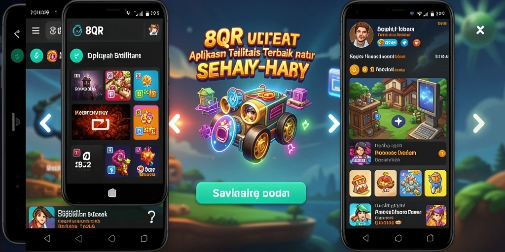 Tampilan antarmuka aplikasi 8QR yang memudahkan pengguna dalam pemindaian.
