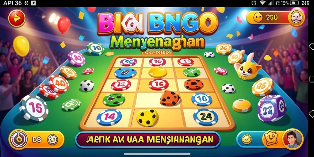 Tampilan gameplay Bingo yang seru dan menghibur.