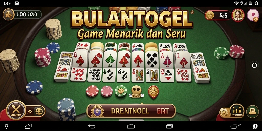Tampilan gameplay Domino yang penuh aksi dan seru.