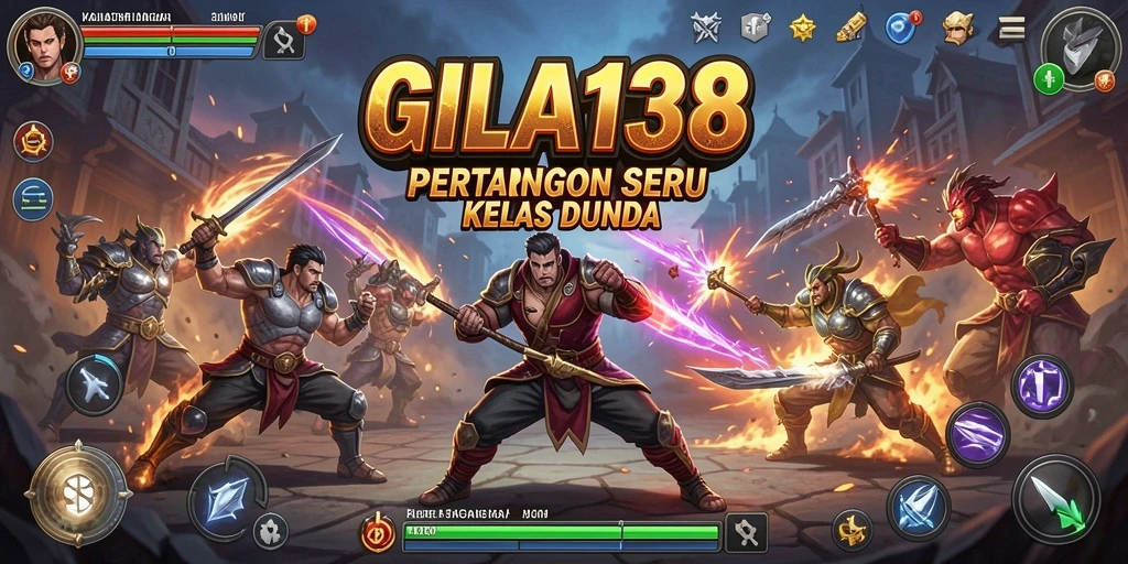 Screenshot utama GILA138 menunjukkan aksi pertarungan yang mendebarkan.