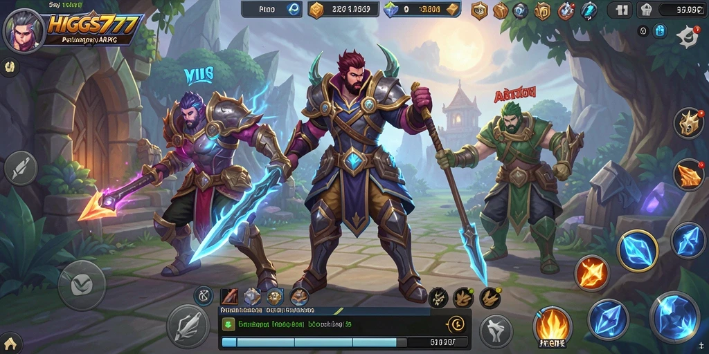 Gameplay seru dan penuh tantangan dalam HIGGS777.
